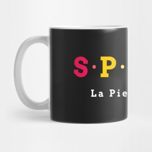 Spain, La Piel de Toro. The bull skin. Mug